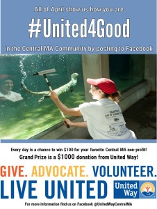 #United4Good Photo Contest @ United Way of Central Massachusetts