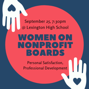 Women on Nonprofit Boards @ Lexington High School