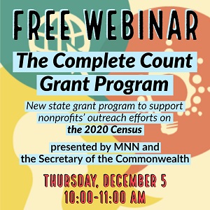 Free Webinar: The Complete Count Grant Program @ Online