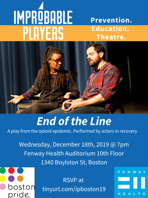 Theater+Recovery+LGBTQ+= Free Community Performance @ Fenway Health Auditorium (10th Floor)